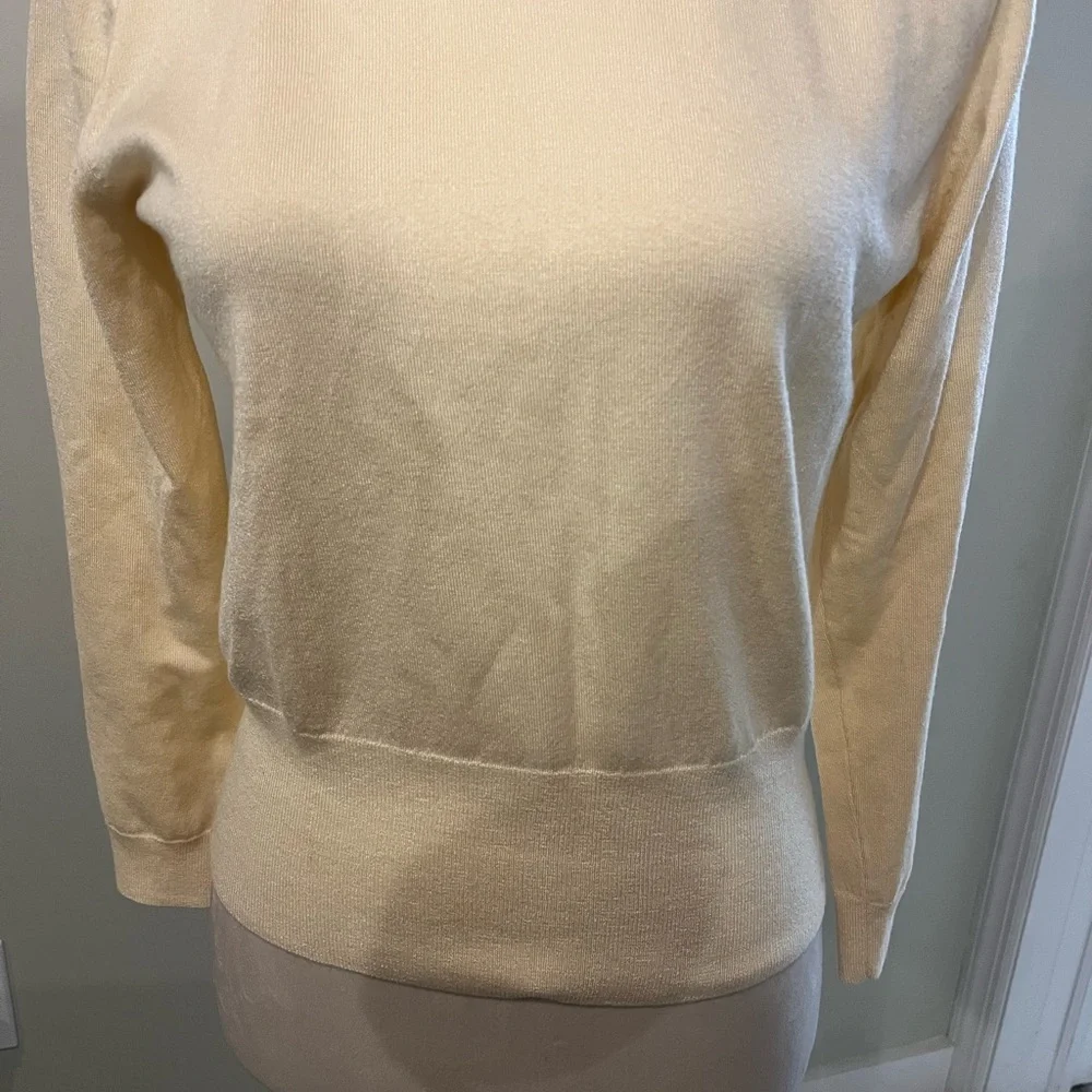 J. Crew Silk Blend Mock Neck Sweater